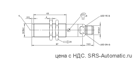 Оптический датчик Balluff BOS 18M-PA-LR10-S4S - Оптический датчик Balluff BOS 18M-PA-LR10-S4S