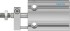 Festo DPDM-Q-16-5-P-PA Пневмоцилиндр - Festo DPDM-Q-16-5-P-PA Пневмоцилиндр