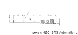 Индуктивный датчик Balluff BES 516-371-SA10-S49-00,3 - Индуктивный датчик Balluff BES 516-371-SA10-S49-00,3