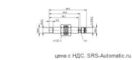 Индуктивный датчик Balluff BES M08EF-PSC40F-S49G - Индуктивный датчик Balluff BES M08EF-PSC40F-S49G