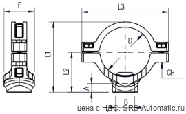 Накладной адаптер врезки с внутренней резьбой 90247 00 010 - Накладной адаптер врезки с внутренней резьбой 90247 00 010