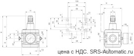 Aventics Регулирующий клапан, Cерия NL6-RGS – 0821302803 - Aventics Регулирующий клапан, Cерия NL6-RGS – 0821302803