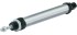 1274.10.0015 - Миницилиндр пневматический одностороннего действия, диаметр поршня 10мм, ход 15мм, без задней проушины, шток из нержавеющей стали - 1274.10.0015 - Миницилиндр пневматический одностороннего действия, диаметр поршня 10мм, ход 15мм, без задней проушины, шток из нержавеющей стали