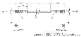 Соединительный кабель Balluff BCC M214-M213-30-300-PX0314-006 - Соединительный кабель Balluff BCC M214-M213-30-300-PX0314-006