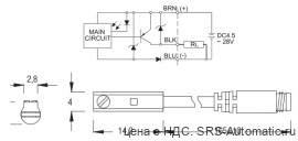 Магнитные датчики dс - pnp серия cg01  dc03 p m8 - Магнитные датчики dс - pnp серия cg01  dc03 p m8