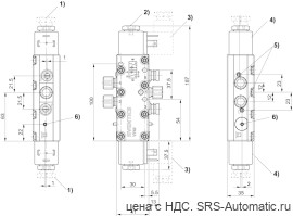 Aventics 5/4-пневмораспределитель, Cерия 740-UL – R432038440 - Aventics 5/4-пневмораспределитель, Cерия 740-UL – R432038440
