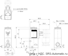 Aventics 3/2 -пневмораспределитель, Cерия DO22 – 0820019314 - Aventics 3/2 -пневмораспределитель, Cерия DO22 – 0820019314