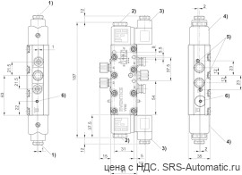 Aventics 5/2-пневмораспределитель, Cерия 740-UL – R432038438 - Aventics 5/2-пневмораспределитель, Cерия 740-UL – R432038438
