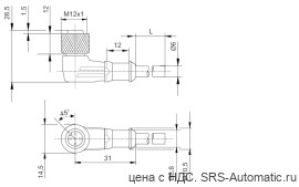 Aventics Круглые разъемы, Cерия CON-RD – R419800546 - Aventics Круглые разъемы, Cерия CON-RD – R419800546