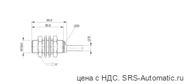 Индуктивный датчик Balluff BES M12MD-NSC20B-BV02-003 - Индуктивный датчик Balluff BES M12MD-NSC20B-BV02-003