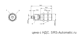 Ультразвуковой датчик расстояния Balluff BUS M30E1-XC-03/025-S92K - Ультразвуковой датчик расстояния Balluff BUS M30E1-XC-03/025-S92K