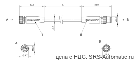 Соединительный кабель Balluff BCC M314-M313-30-300-VX8334-020 - Соединительный кабель Balluff BCC M314-M313-30-300-VX8334-020