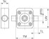 Aventics Крепление с центральной поворотной цапфой, Cерия MT4 – 1827003992 - Aventics Крепление с центральной поворотной цапфой, Cерия MT4 – 1827003992