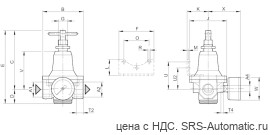 Aventics Регулирующий клапан, Cерия MU1-RGS – R412004371 - Aventics Регулирующий клапан, Cерия MU1-RGS – R412004371