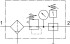 Festo LFRS-1/4-D-MIDI-KE Блок подготовки воздуха - Festo LFRS-1/4-D-MIDI-KE Блок подготовки воздуха