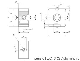 Aventics Разветвитель, Cерия NL4-DIL – 0821300930 - Aventics Разветвитель, Cерия NL4-DIL – 0821300930