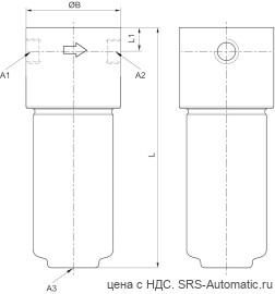Aventics Фильтр сверхтонкой очистки, Cерия MH1-FLC – R432034674 - Aventics Фильтр сверхтонкой очистки, Cерия MH1-FLC – R432034674