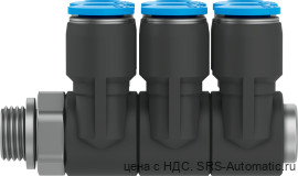 Festo QSLV6-G1/8-6 Штуцер - Festo QSLV6-G1/8-6 Штуцер