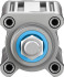 Festo DSBC-40-200-PPSA-N3 Пневмоцилиндр - Festo DSBC-40-200-PPSA-N3 Пневмоцилиндр