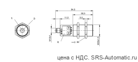 Ультразвуковой датчик Balluff BUS M30M1-PWX-03/025-S92K - Ультразвуковой датчик Balluff BUS M30M1-PWX-03/025-S92K