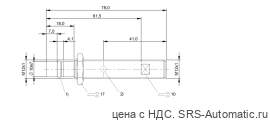 Индуктивный датчик Balluff BHS B135V-PSD15-S04-T01 - Индуктивный датчик Balluff BHS B135V-PSD15-S04-T01