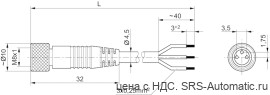 Aventics Круглые разъемы, Cерия CON-RD – 1834484168 - Aventics Круглые разъемы, Cерия CON-RD – 1834484168