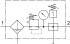 Festo LFRS-1/4-D-MIDI-KE-A Блок подготовки воздуха - Festo LFRS-1/4-D-MIDI-KE-A Блок подготовки воздуха