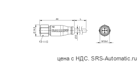 Разъем с кабелем Balluff BCC S415-0000-1A-003-EX44T2-050 - Разъем с кабелем Balluff BCC S415-0000-1A-003-EX44T2-050