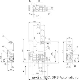 Aventics 3/2 -пневмораспределитель, Cерия 589 – 5894415680 - Aventics 3/2 -пневмораспределитель, Cерия 589 – 5894415680