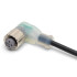 Соединитель и кабель XS2F-M12PVC4A5MPLED - Соединитель и кабель XS2F-M12PVC4A5MPLED