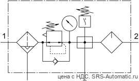 Festo FRC-1/2-D-DI-MAXI-KB-A Блок подготовки воздуха - Festo FRC-1/2-D-DI-MAXI-KB-A Блок подготовки воздуха