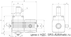 Aventics Блок плавного пуска, с электрическим управлением, Cерия NL4-SSU – 0821300951 - Aventics Блок плавного пуска, с электрическим управлением, Cерия NL4-SSU – 0821300951