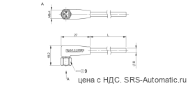 Разъем с кабелем Balluff BCC S323-0000-10-004-PX0334-150 - Разъем с кабелем Balluff BCC S323-0000-10-004-PX0334-150