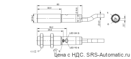 Оптический датчик Balluff BOS 12M-PO-ID10-02 - Оптический датчик Balluff BOS 12M-PO-ID10-02