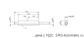 Магнитный датчик для цилиндра Balluff BMF 303K-NS-C-2A-PU-03 - Магнитный датчик для цилиндра Balluff BMF 303K-NS-C-2A-PU-03