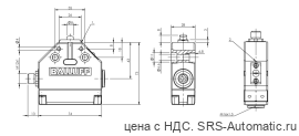 Одиночный выключатель Balluff BNS 813-FE-60-186-S80L - Одиночный выключатель Balluff BNS 813-FE-60-186-S80L