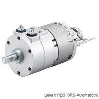 SMC CRBW15-180-B Поворотный привод с вертикальным блоком датчиков положения и блоком регулировки угла поворота