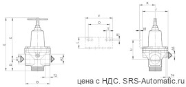 Aventics Регулирующий клапан, Cерия MU1-RGS – R412006575 - Aventics Регулирующий клапан, Cерия MU1-RGS – R412006575