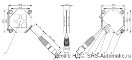 Емкостной датчик уровня Balluff BCS Q40BBAA-POCFHC-EP00,3-GS49 - Емкостной датчик уровня Balluff BCS Q40BBAA-POCFHC-EP00,3-GS49