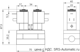 Aventics 5/3-пневмораспределитель, Cерия 581, размер 1 – 5811520000 - Aventics 5/3-пневмораспределитель, Cерия 581, размер 1 – 5811520000