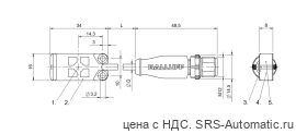 Емкостной датчик Balluff BCS R08RRE-PIM80C-EP00,3-GS04 - Емкостной датчик Balluff BCS R08RRE-PIM80C-EP00,3-GS04