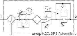 Festo FRC-1/2-D-DI-MAXI-KE-A Блок подготовки воздуха - Festo FRC-1/2-D-DI-MAXI-KE-A Блок подготовки воздуха