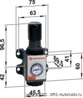 Norgren R92G-NNK-RMG Druckregler Druckluft Betriebsdruck (max.) 12 bar