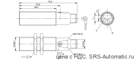 Оптический датчик Balluff BOS 18M-PSV-LH23-S4 - Оптический датчик Balluff BOS 18M-PSV-LH23-S4