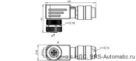 Разъем Balluff BCC M484-0000-1D-000-51X475-000 - Разъем Balluff BCC M484-0000-1D-000-51X475-000