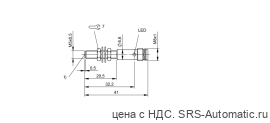 Индуктивный датчик Balluff BES 516-3023-G-E5-C-S49 - Индуктивный датчик Balluff BES 516-3023-G-E5-C-S49