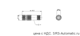 Разъем Balluff BKS-S216-RT14 - Разъем Balluff BKS-S216-RT14