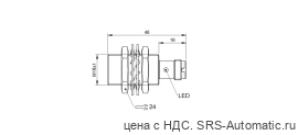 Индуктивный датчик Balluff BES M18ME-PSC12B-S04G - Индуктивный датчик Balluff BES M18ME-PSC12B-S04G