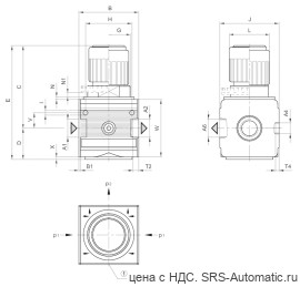 Aventics Регулирующий клапан, Cерия NL2-RGS-…-DS – 0821302408 - Aventics Регулирующий клапан, Cерия NL2-RGS-…-DS – 0821302408
