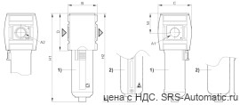Aventics Фильтр с активированным углём, Cерия AS3-FLA – R412007077 - Aventics Фильтр с активированным углём, Cерия AS3-FLA – R412007077